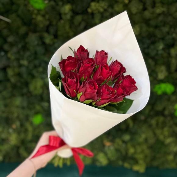 Букет - комплимент |  красные розы