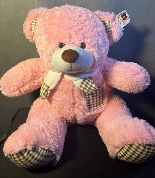 Розовый мишка 70 см